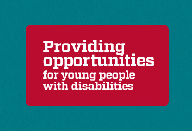 Providing opportunities for young people with disabilities