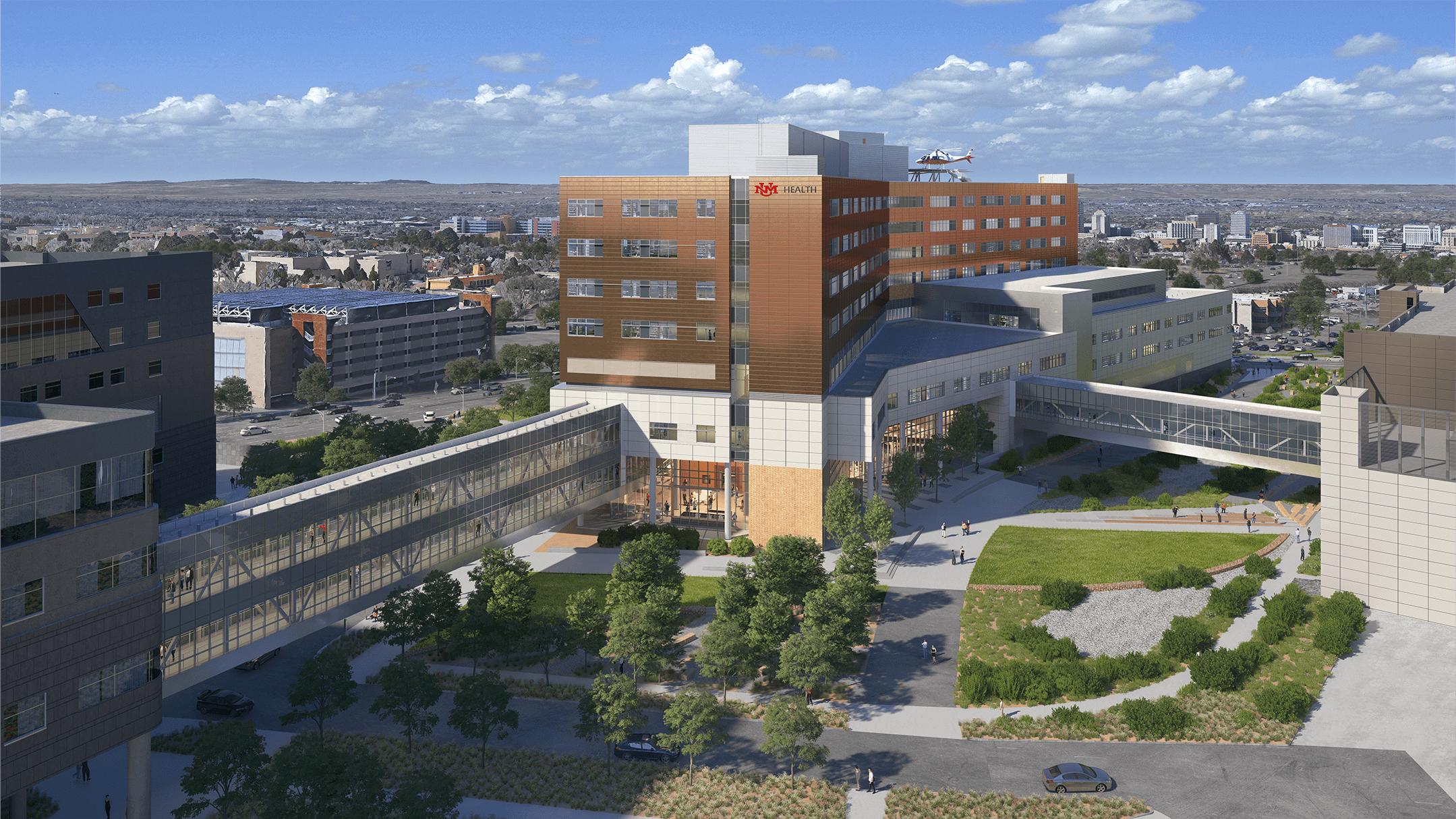 Photo of the New Hospital Tower Campus
