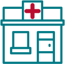 small hospital icon