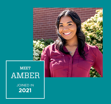 Meet Amber, Joined in 2019