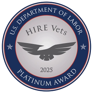 U.S. Department of Labor - Gold Award - Hire Vets 2020