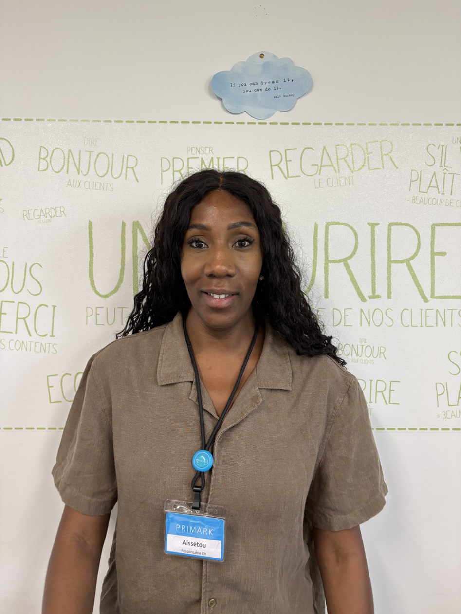Colleague talking to camera in office space in a Primark store