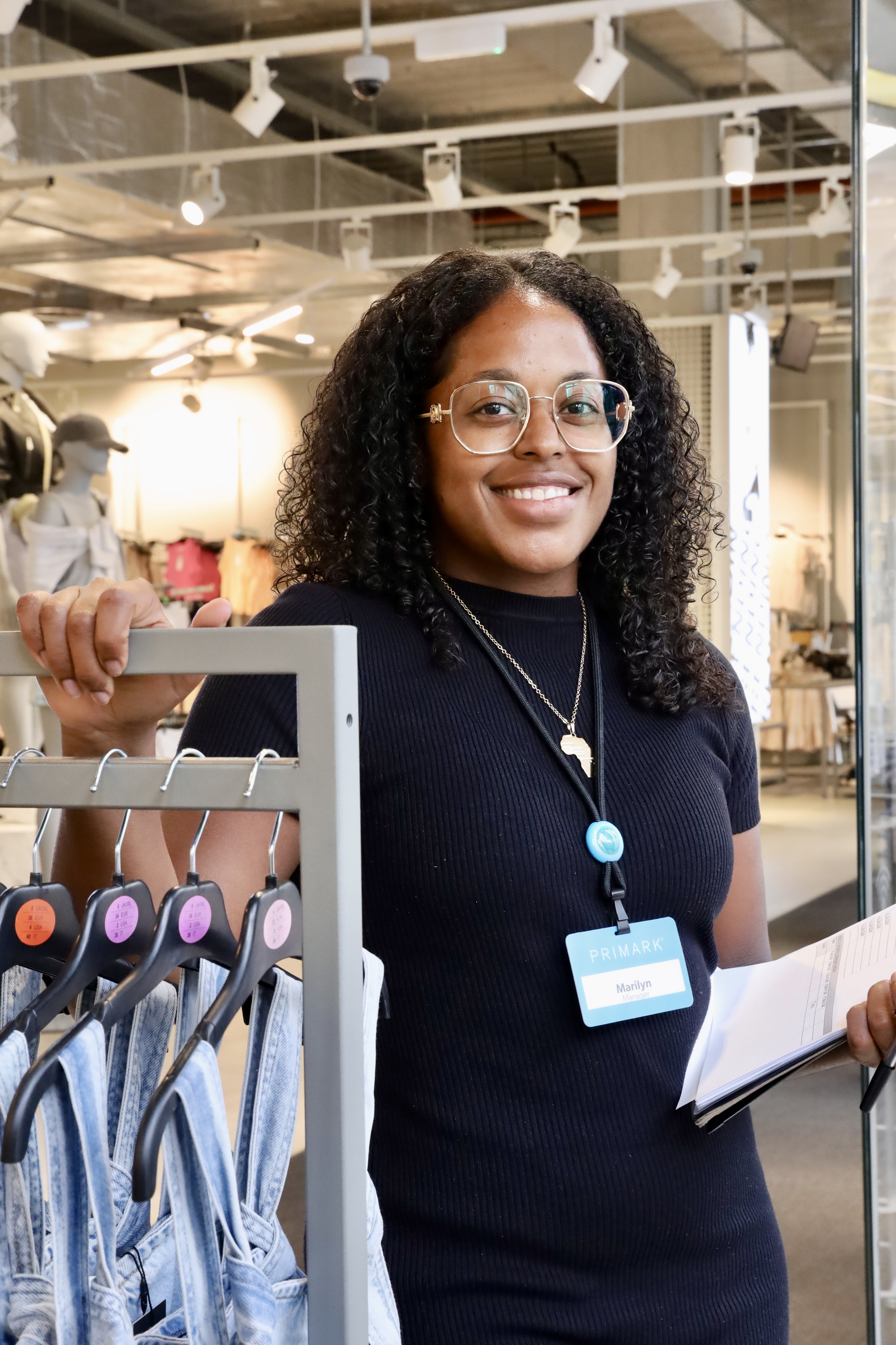 Colleague in Primark store