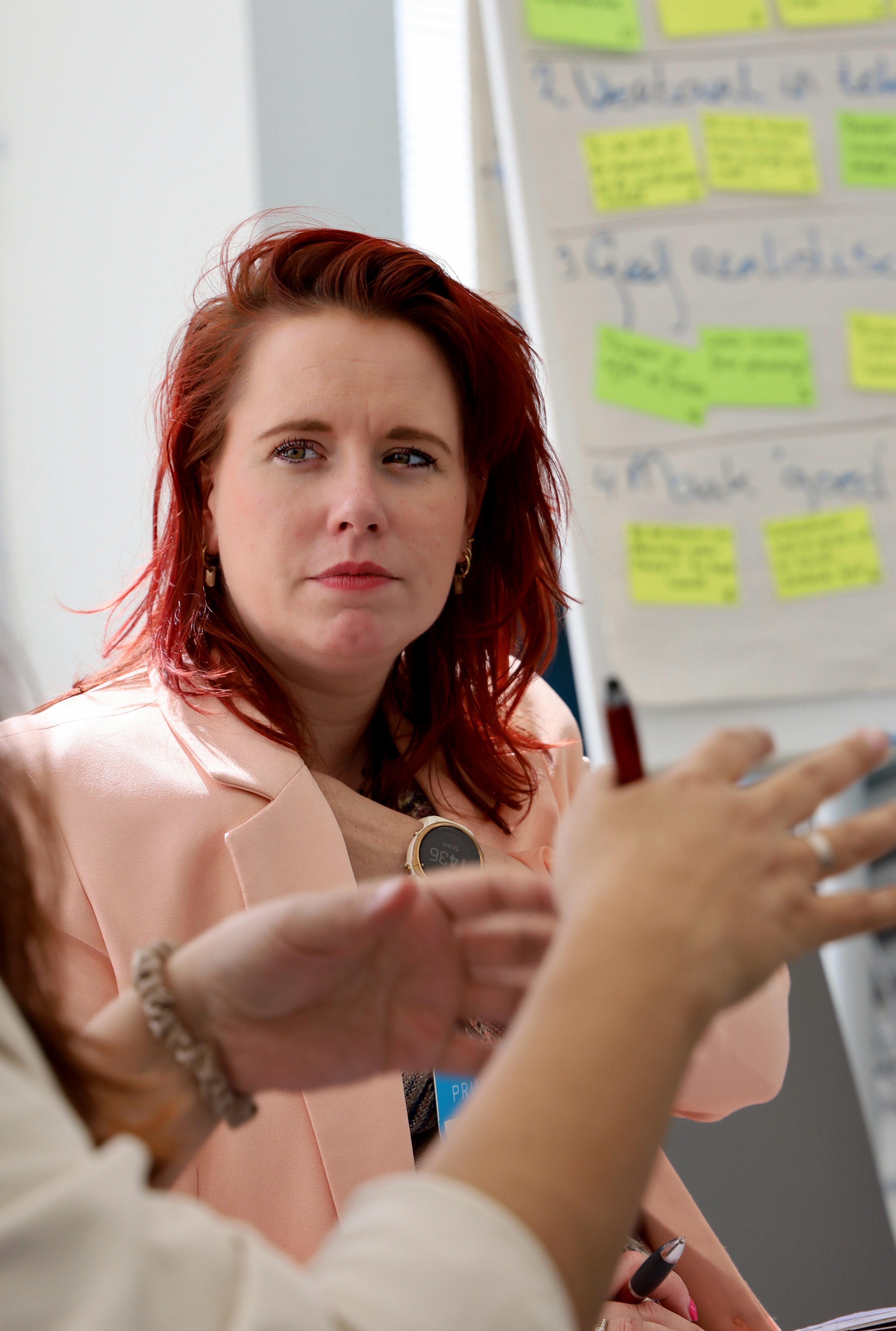Colleague in meeting room
