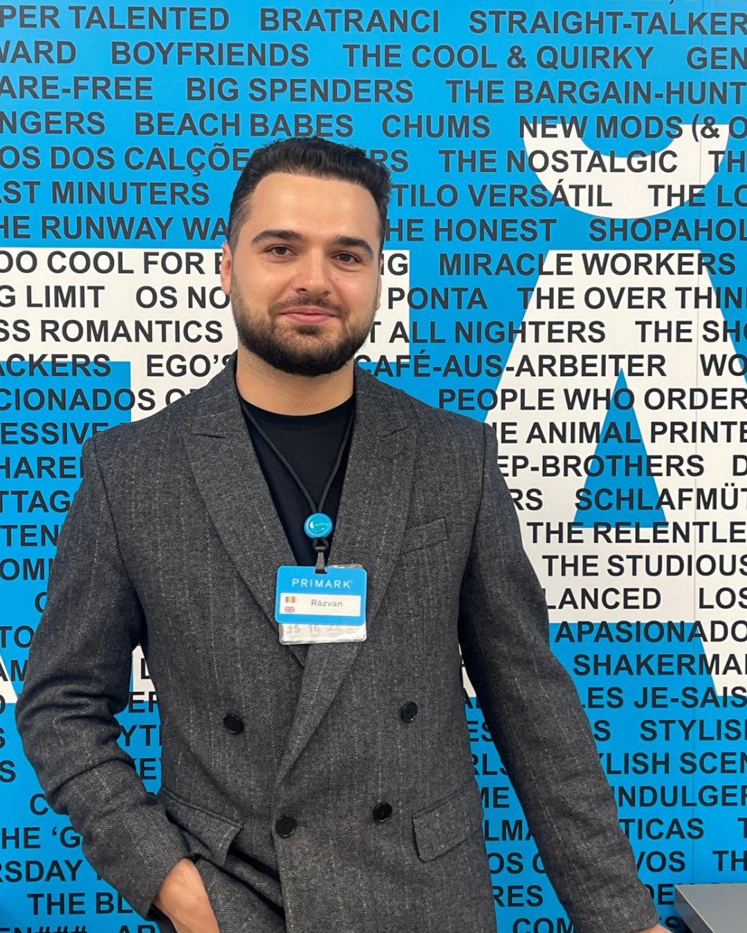 Colleague smiling in store