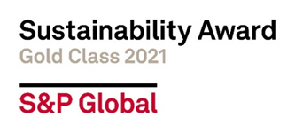 S&P Global Sustainability Award Gold Class 2021