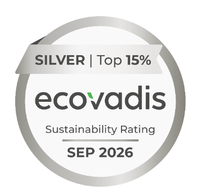 Silver top 15%, EcoVadis Sustainability Rating 2024