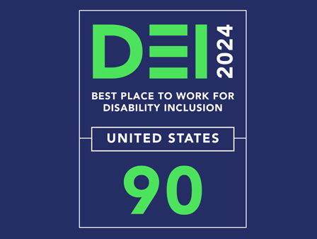 Disability equality index 2024 - score 90