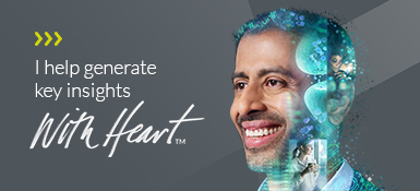 Chirag helps generate insights With Heart