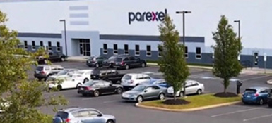Image of the Parexel Quakertown depot building from the outside
