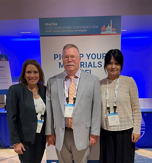 The Parexel Technical VPs, Jo Wand, Kurt Brorson, and Ileana Pettite at a Regulatory Conference