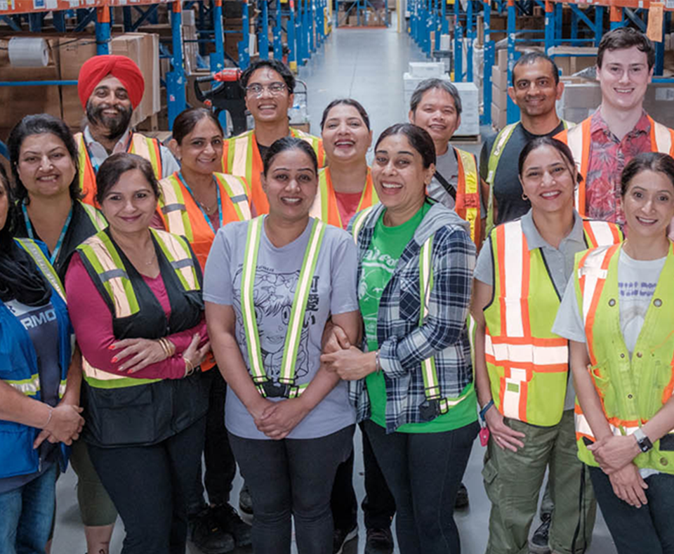 A Group of Supply Chain Employees