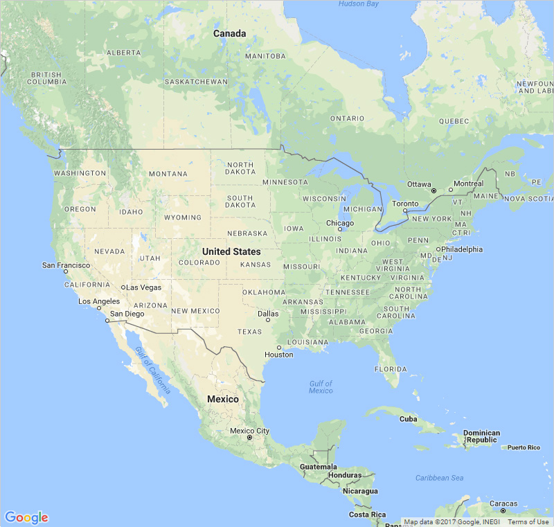 Default USA Map